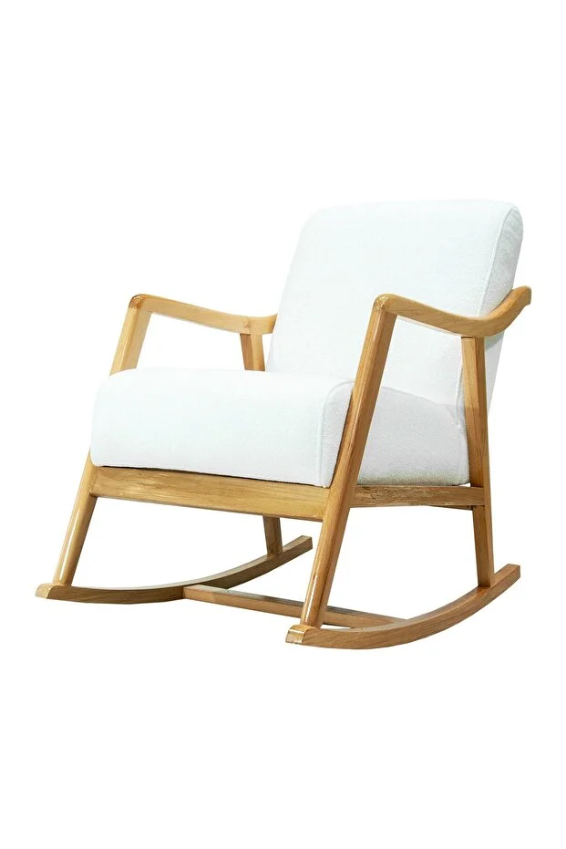 Rock Bohem Sallanır Berjer, Kırık Beyaz